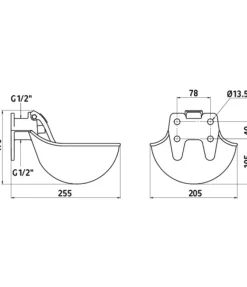 Abreuvoir pression normale