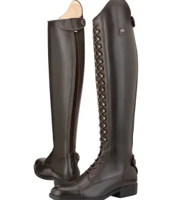 Bottes à lacets Monza chocolat