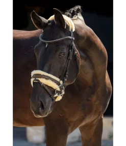 Bridon avec véritable fourrure d'agneau Soft Comfort II