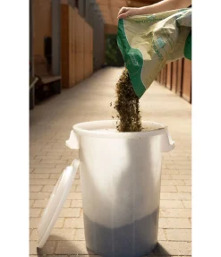 Couvercle pour tonneau à aliments, adapté au contact alimentaire