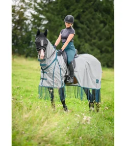 Couvre-reins avec franges Elea