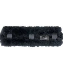 Fourreau de têtière en véritable fourrure d'agneau