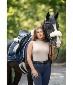 Fourreau pour têtière ou muserolle en véritable fourrure d'agneau