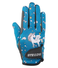 Gants d'équitation d'hiver enfant Unicorn