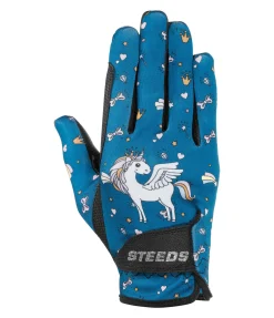 Gants d'équitation d'été enfant Unicorn