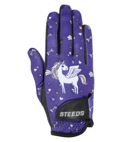 Gants d'équitation d'été enfant Unicorn