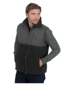 Gilet bi-matière avec polaire Teddy homme Minnesota