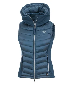 Gilet d'équitation bi-matière à capuche Zoey