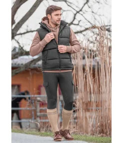 Gilet d'équitation matelassé homme Omaha