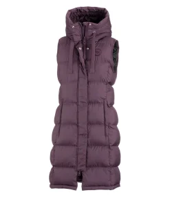 Gilet long à capuche Clara