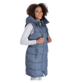 Gilet long à capuche Clara