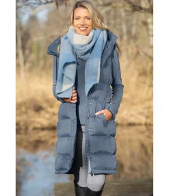 Gilet long à capuche Clara