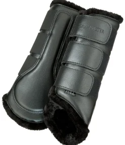 Guêtres de dressage postérieures en polaire Teddy