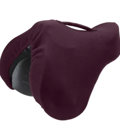Housse de selle en polaire avec passant de sangle