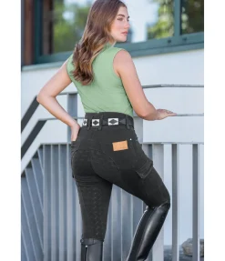 Jeans d'équitation grip taille haute Laura