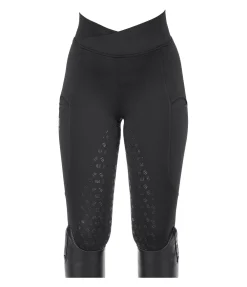 Legging d'équitation à fond intégral grip enfant Tine