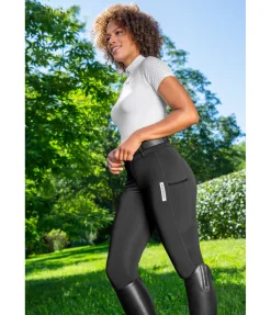 Legging d'équitation d'été à fond intégral grip Marina-Mesh
