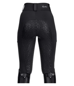 Legging d'équitation hybride à fond intégral grip enfant Eloise