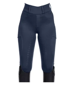 Legging d'équitation hybride à fond intégral grip enfant Eloise