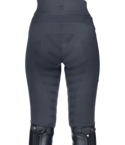 Legging d'équitation taille haute thermique à fond intégral grip enfant Lima