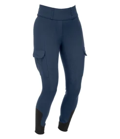 Legging d'équitation thermique à fond intégral grip Amber