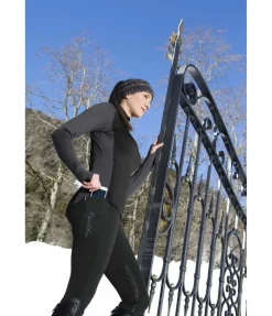 Legging d'équitation thermique à basanes grip Valerie
