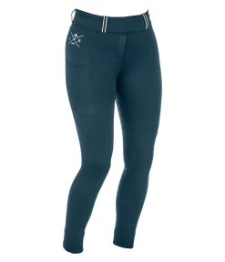 Legging d'équitation thermique avec fond intégral grip Juliette