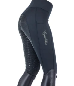 Legging d'équitation thermique à fond intégral Grip Hermine