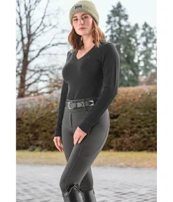 Legging d'équitation thermique à fond intégral grip Kassandra