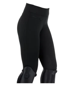 Legging d'équitation thermique à basanes Grip enfant Elia