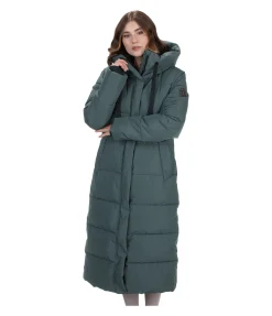 Manteau d'équitation matelassé à capuche Anne