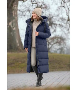 Manteau d'équitation matelassé à capuche Anne