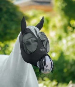 Masque anti-mouches avec fermeture à glissière et protège-naseaux Stretch Comfort