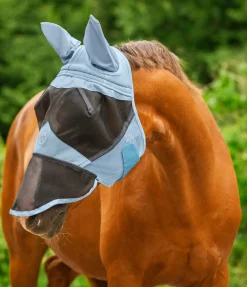 Masque anti-mouches en MVT avec protège-naseaux Galway