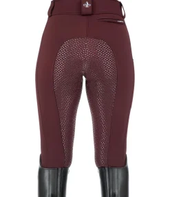 Pantalon d'équitation à fond intégral thermique grip Enny