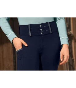 Pantalon d'équitation à fond intégral grip enfant Amira