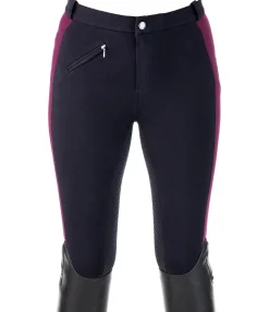 Pantalon d'équitation à fond intégral grip enfant Merle