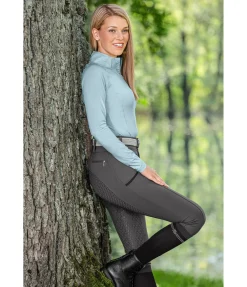 Pantalon d'équitation confort taille haute à fond intégral grip Juliane