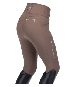 Pantalon d'équitation confort taille haute à fond intégral grip Tabea