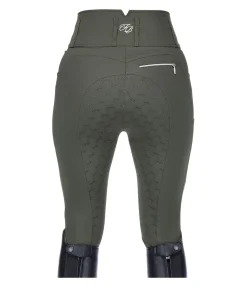 Pantalon d'équitation confort taille haute à fond intégral grip Tabea