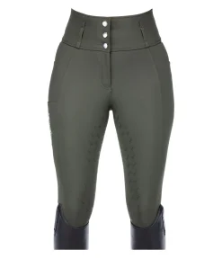 Pantalon d'équitation confort taille haute à fond intégral grip Tabea