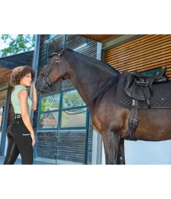 Pantalon d'équitation confort taille haute à fond intégral grip Juliane