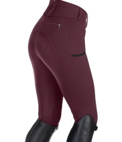 Pantalon d'équitation confort taille haute à fond intégral grip Juliane