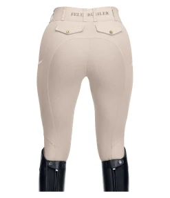 Pantalon d'équitation d'été hybride à fond intégral grip Samira-Mesh