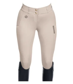 Pantalon d'équitation d'été hybride à fond intégral grip Samira-Mesh