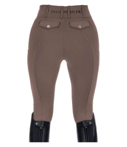 Pantalon d'équitation d'été hybride à fond intégral grip Samira-Mesh