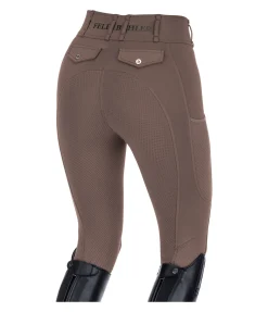Pantalon d'équitation d'été hybride à fond intégral grip Samira-Mesh