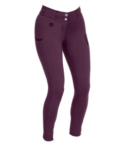 Pantalon d'équitation d'été hybride à fond intégral grip Samira-Mesh