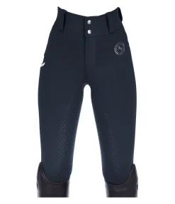 Pantalon d'équitation hybride à fond intégral grip enfant Jola