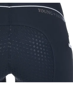 Pantalon d'équitation hybride à fond intégral grip enfant Jola